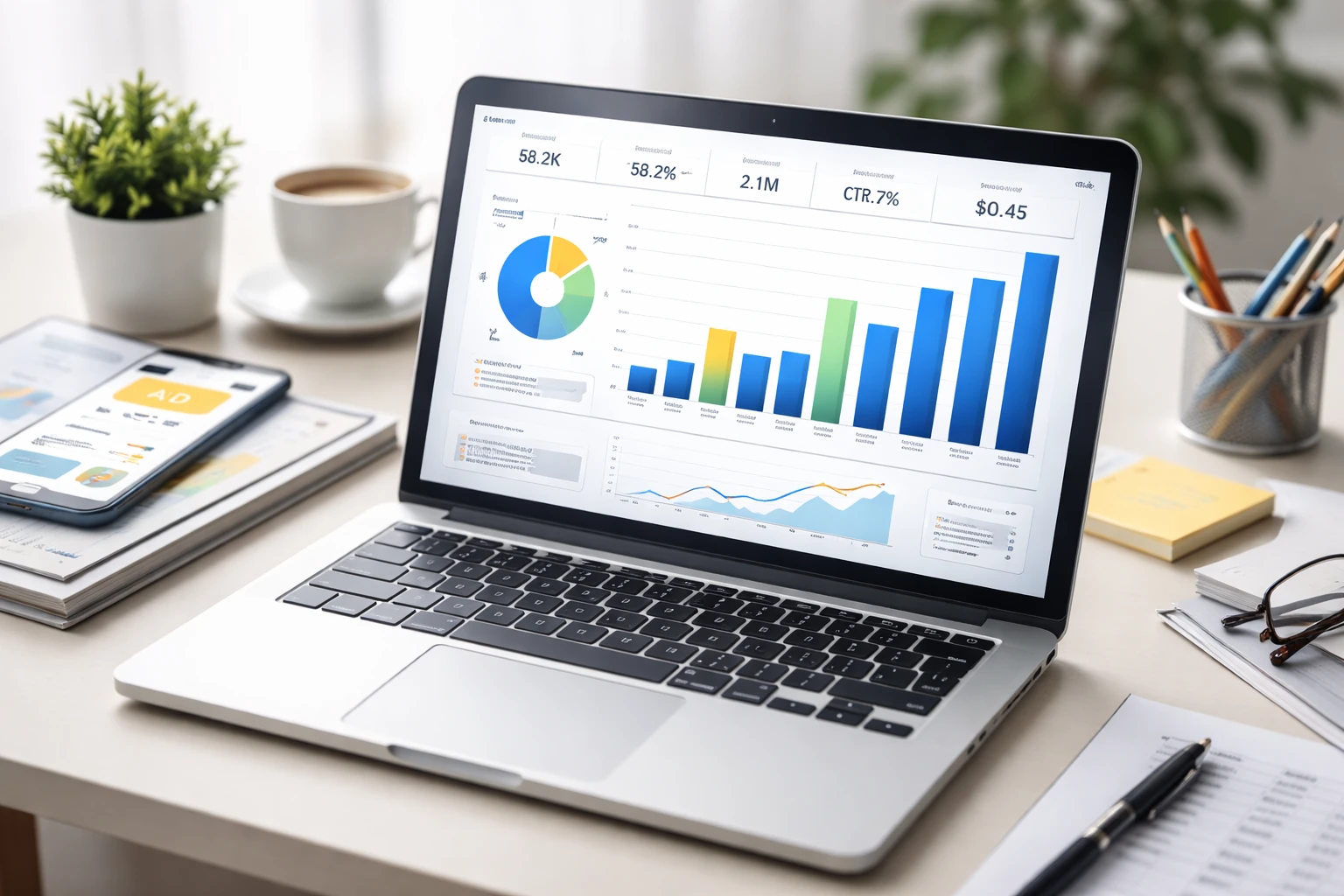 Paid Media: panel de métricas y rendimiento